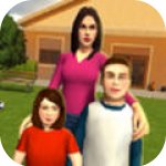 虚拟妈妈幸福的家庭3D